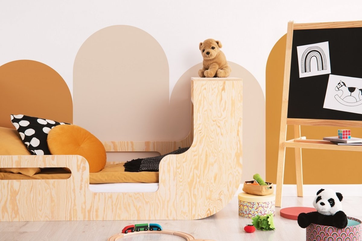 Lit enfant en bois SWANN avec accès à droite